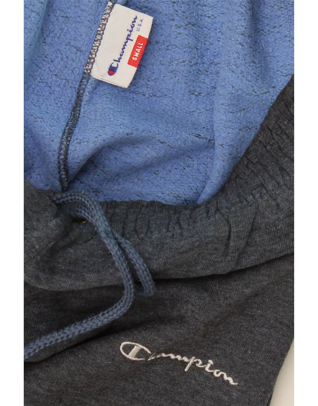 Calça de treino masculina CHAMPION pequena azul algodão