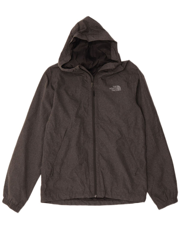 Jaqueta de chuva masculina com capuz The North Face UK 36 poliéster cinza pequeno