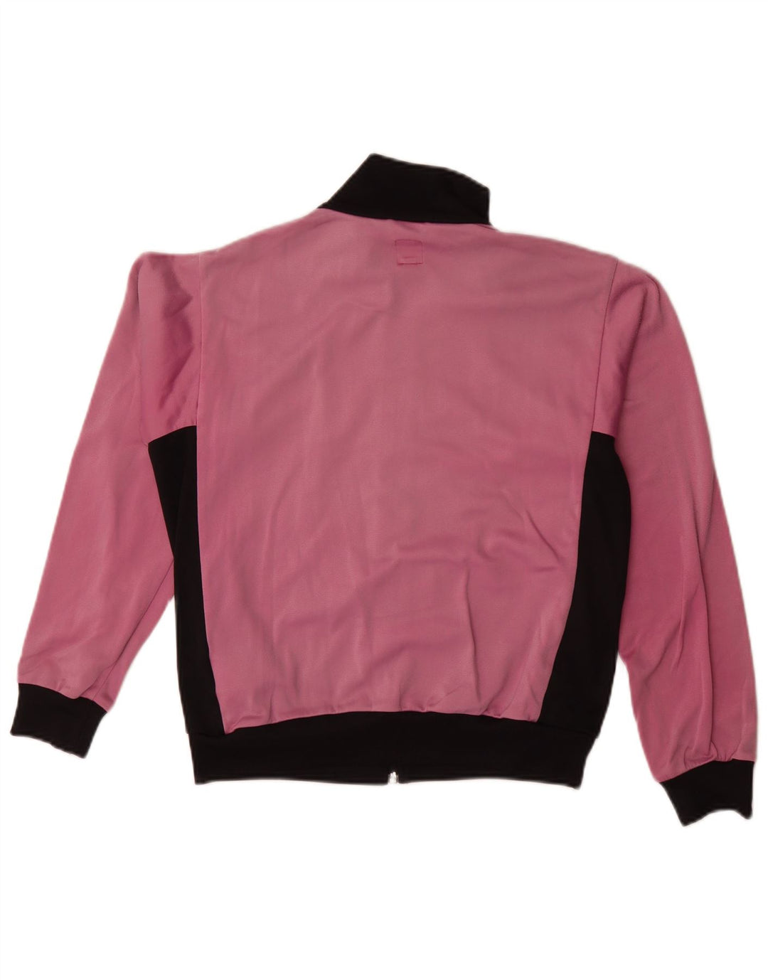 Adidas Womens Tracksuit Top Jacket EU 40 Médio Rosa Colourblock Poliamida