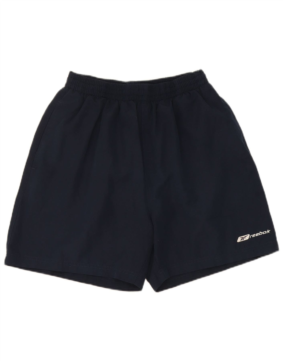 Shorts esportivos masculinos Reebok médio azul marinho