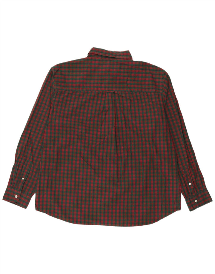 Camisa masculina Chaps 2XL algodão xadrez verde