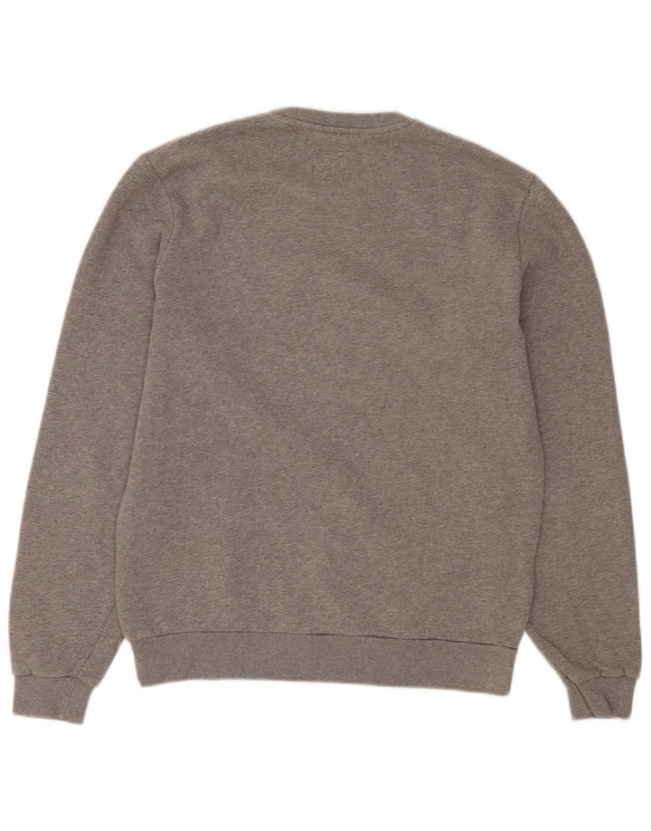 Jack Wills moletom masculino jumper médio cinza algodão manchado