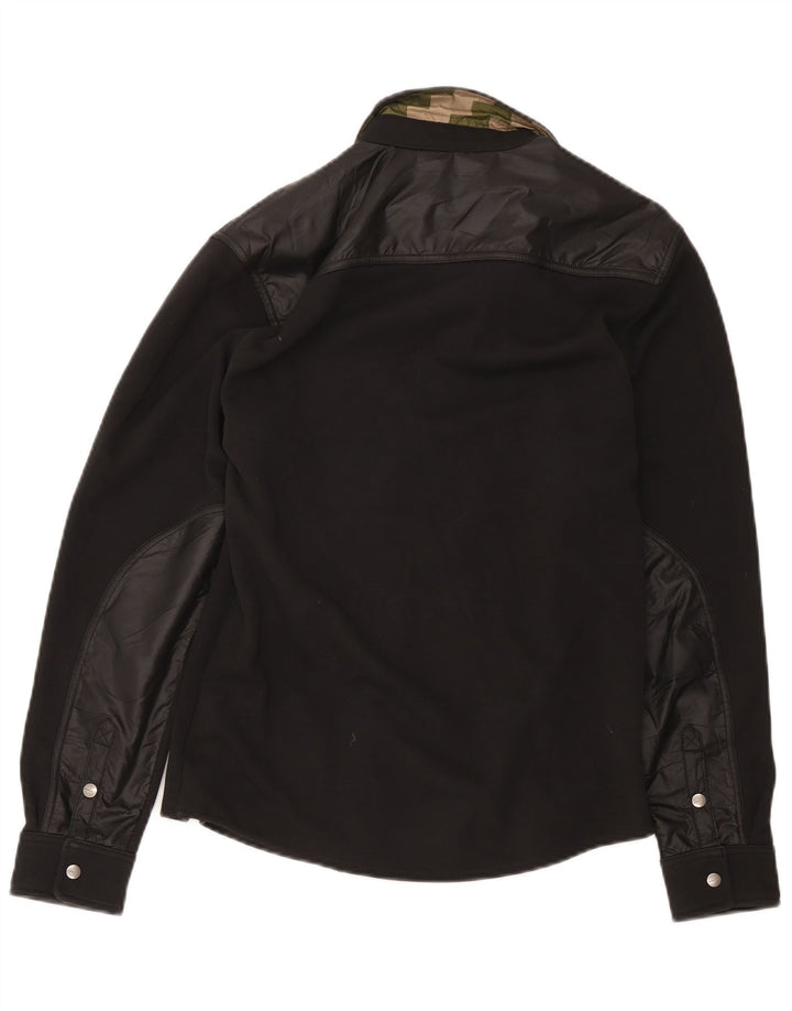 Adidas Camisa Masculina Pequena Poliéster Preta