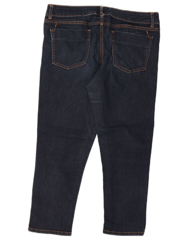 Calça jeans feminina Mossimo skinny cropped US 8 médio W32 L25 algodão azul marinho