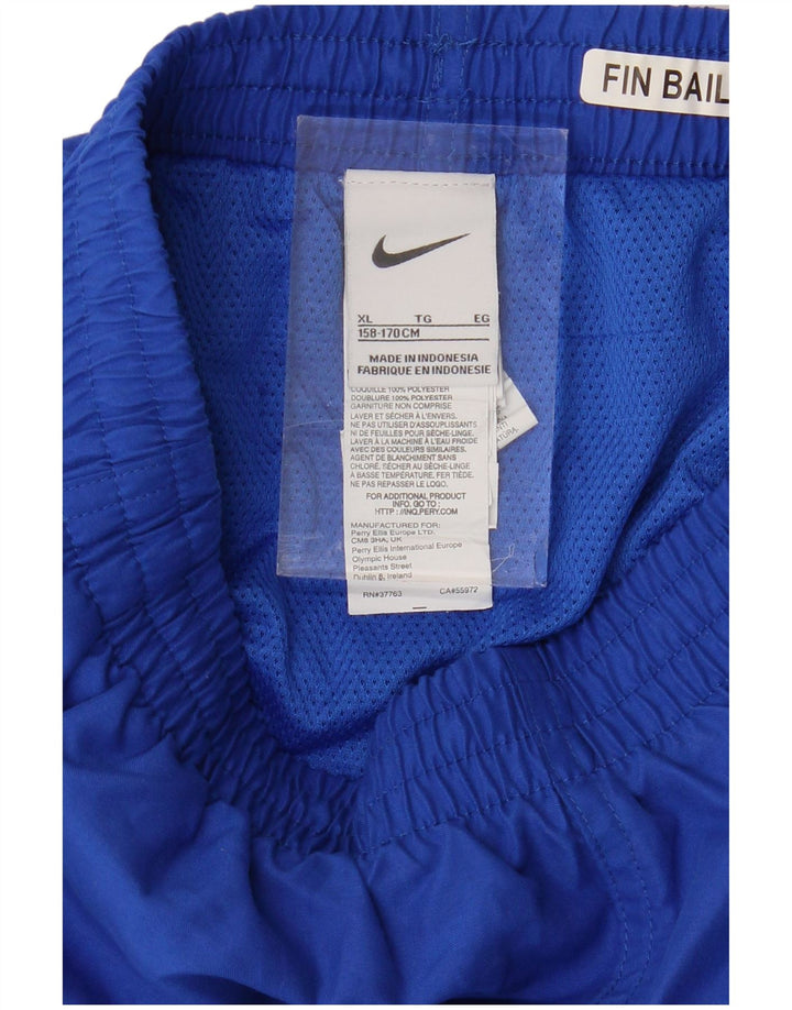 NIKE Boys Sport Shorts 13-14 Anos XL Azul Poliéster