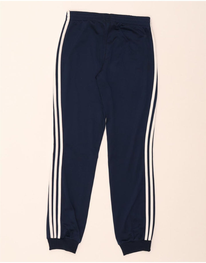 ADIDAS Womens Climalite Calças de treino Joggers UK 4/6 XS Azul marinho