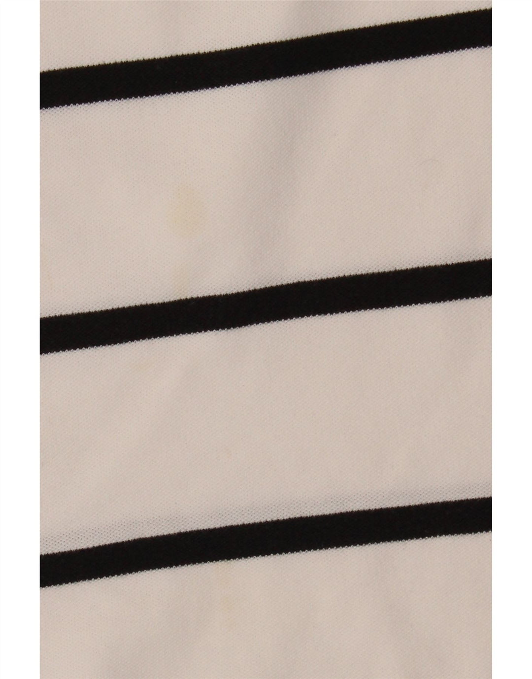 Camisa polo feminina de rugby RALPH LAUREN Reino Unido 12 algodão listrado branco médio