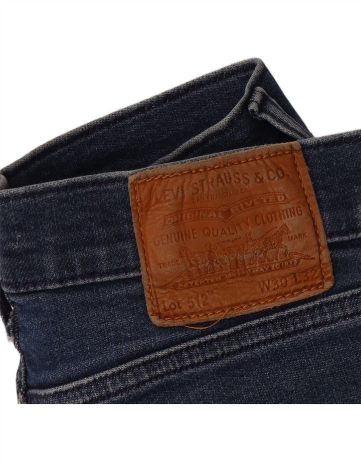LEVI'S Mens 512 Slim Tapered Jeans W30 L32 Blue Vintage Levi's and Second-Hand Levi's from Messina Hembry 