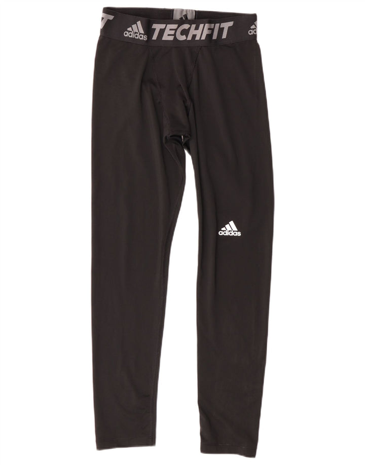 Leggings Adidas Menino Climalite Graphic 13-14 Anos Preto Poliéster