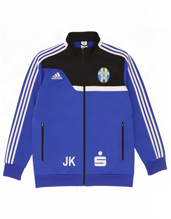 Jaqueta Adidas Masculina Graphic Tracksuit XL Azul Colorblock Poliéster