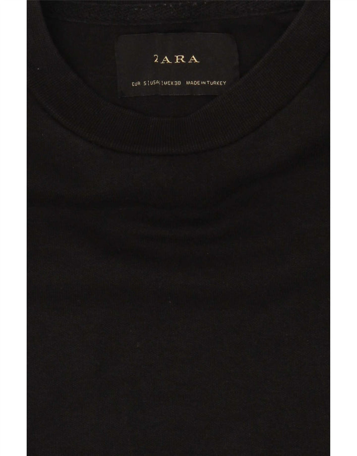 Zara Moletom Masculino Jumper Pequeno Preto