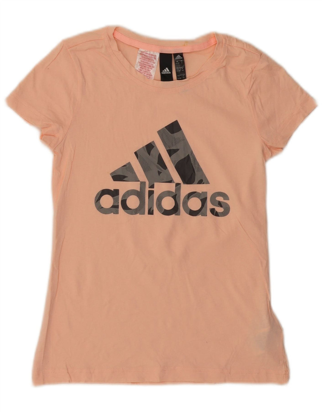 Camiseta ADIDAS Meninas Graphic 13-14 Anos Algodão Rosa