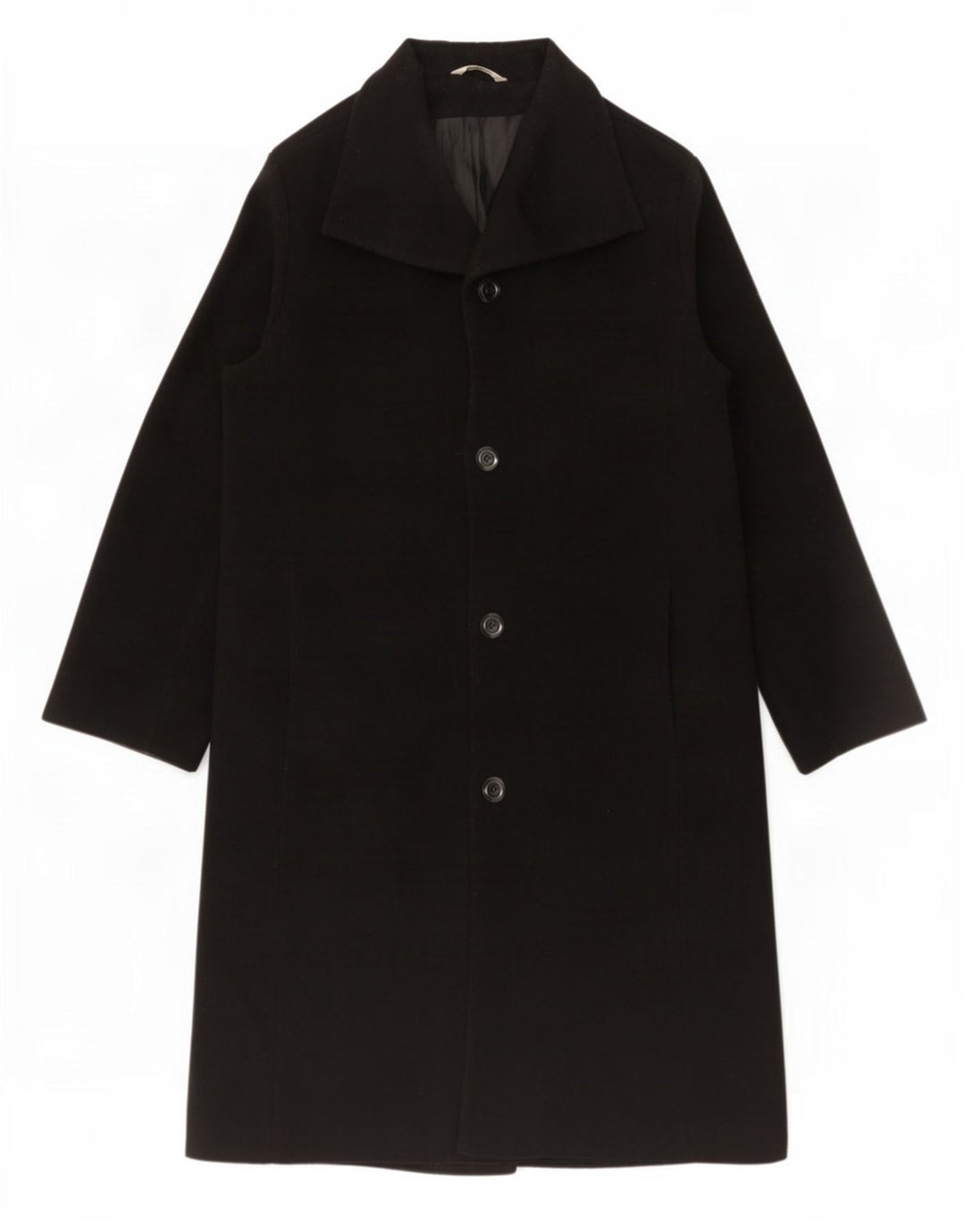 Sobretudo longo feminino Marks & Spencer UK 18 XL preto lã nova