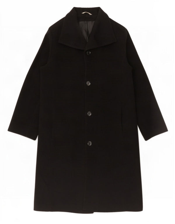 Sobretudo longo feminino Marks & Spencer UK 18 XL preto lã nova