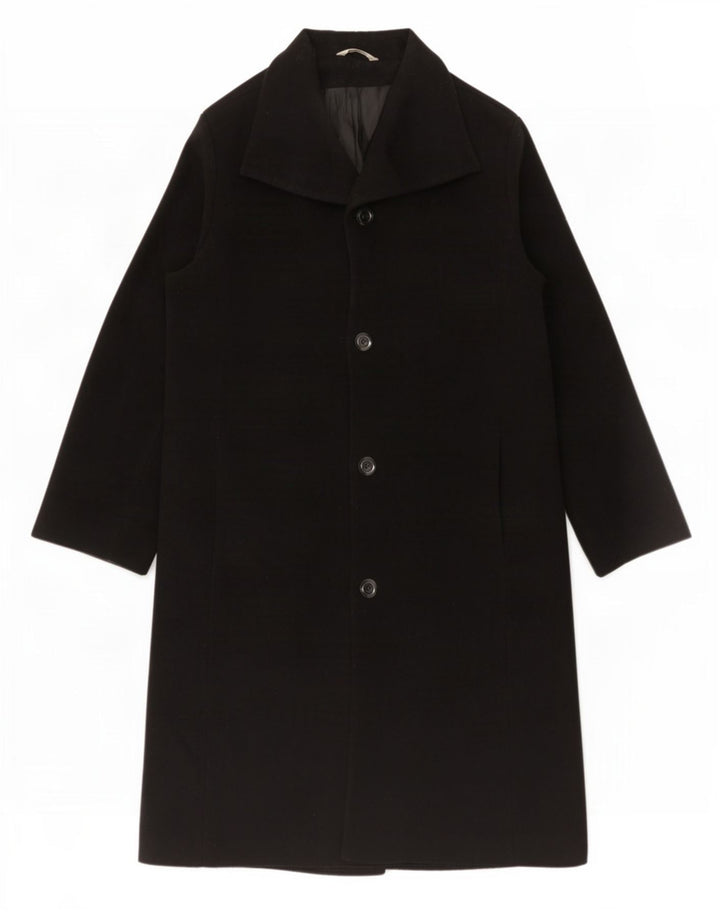 Sobretudo longo feminino Marks & Spencer UK 18 XL preto lã nova