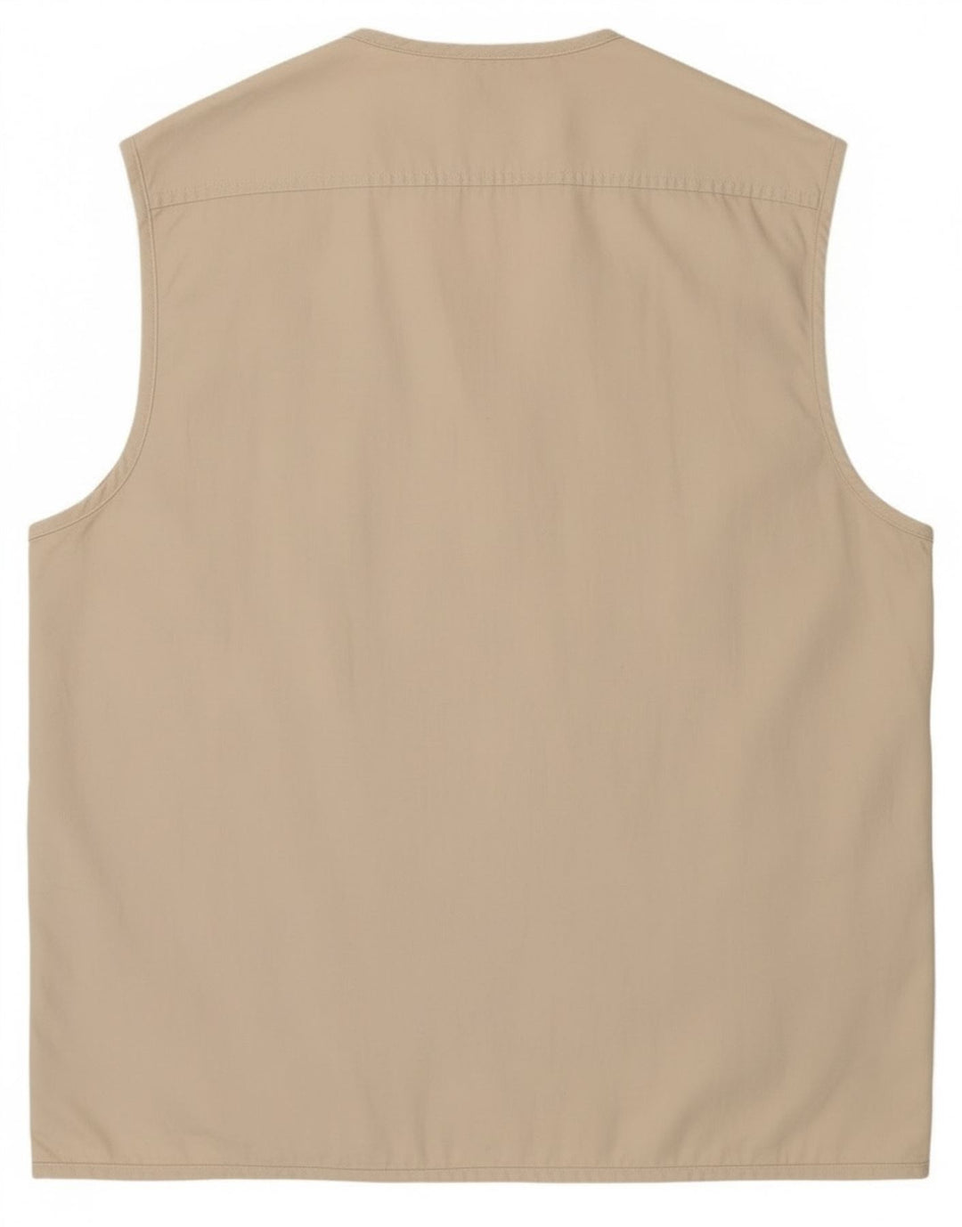 Colete utilitário masculino vintage UK 42 XL algodão bege