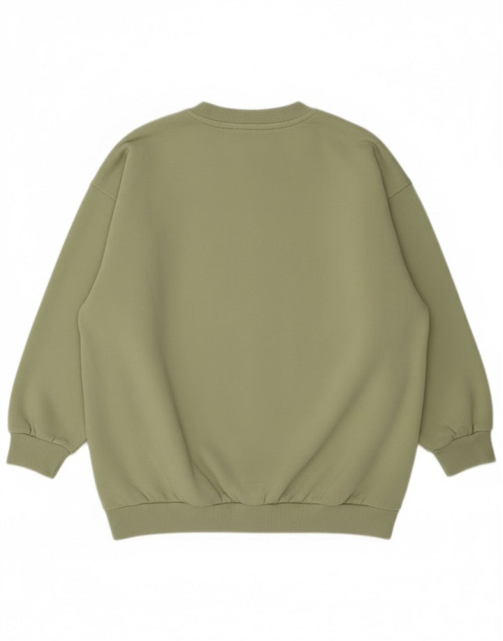 Moletom Nike Girls Jumper 10-11 Anos Médio Algodão Verde