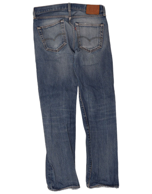 Levi's Masculino 501 Straight Jeans W31 L32 Azul Algodão