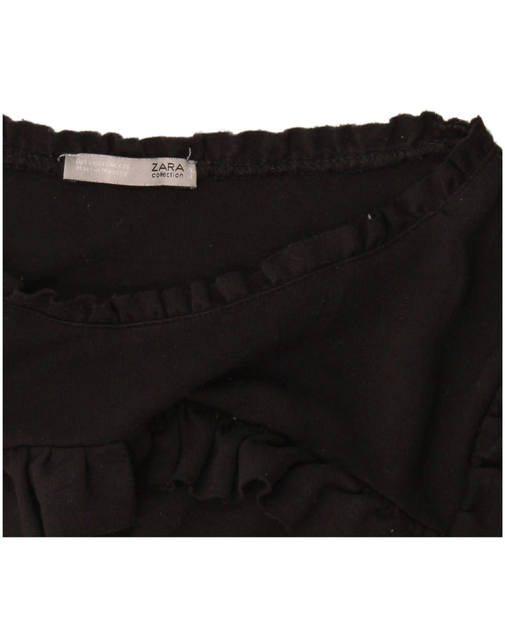 Vestido Jumper Feminino Zara Reino Unido 10 Pequeno Preto
