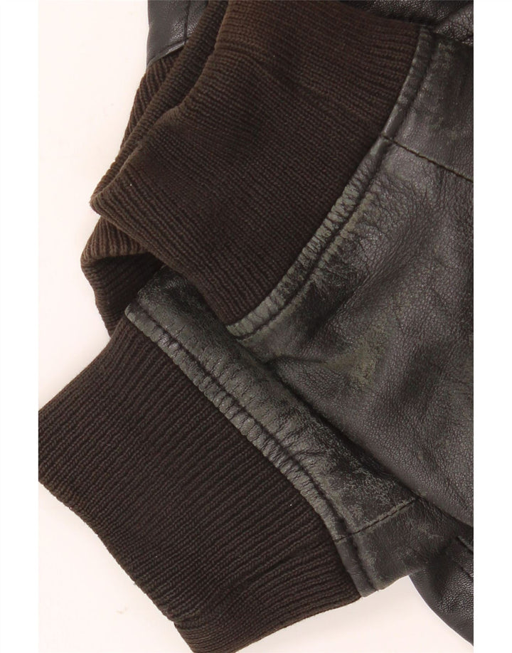 Jaqueta de couro masculina Zen IT 54 XL couro preto