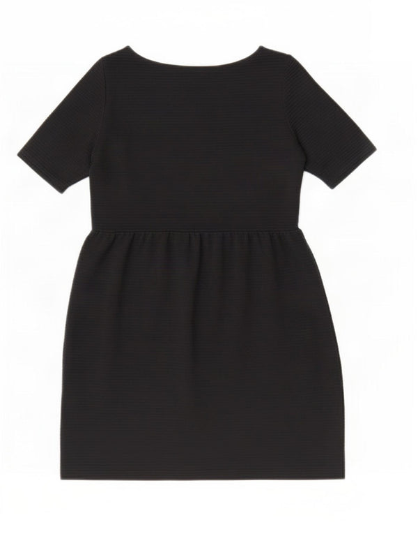 Vestido básico feminino Marks & Spencer UK 12 viscose preta média