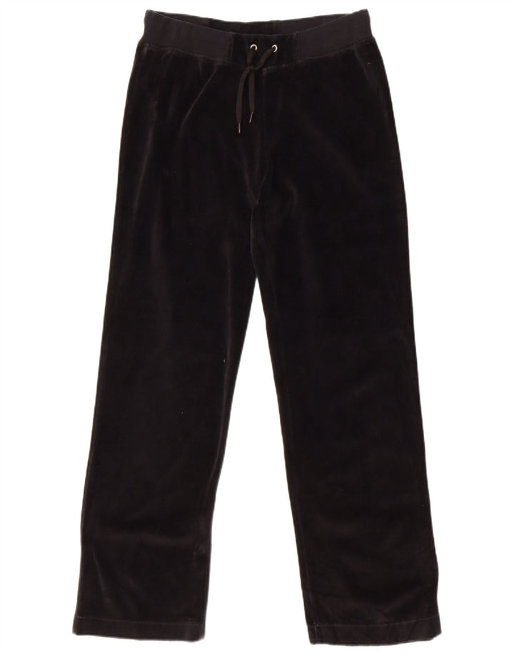 Fato de treino feminino Champion Velvet Full UK 16 grande algodão preto