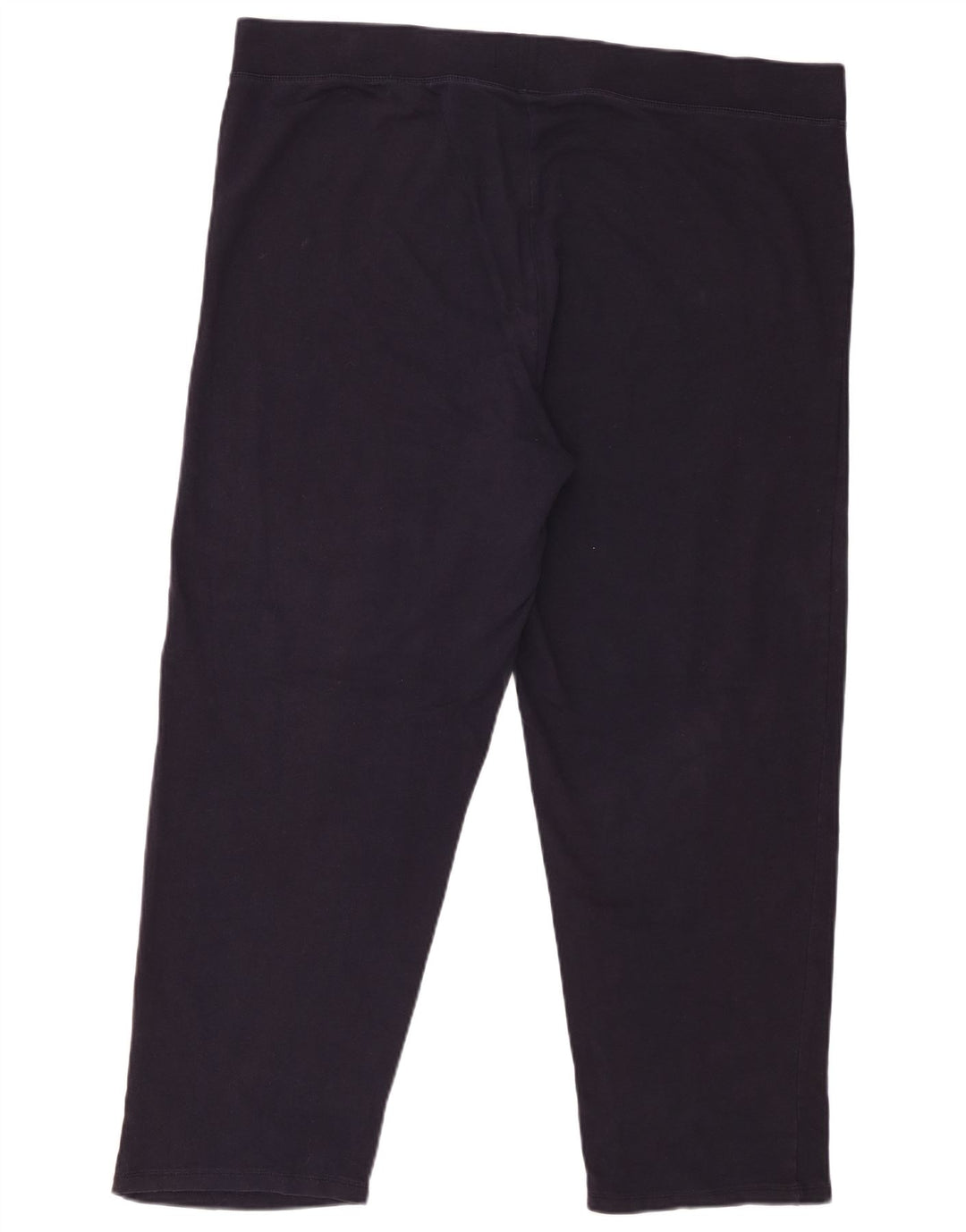Leggings femininos Marks & Spencer UK 22 3XL algodão azul marinho