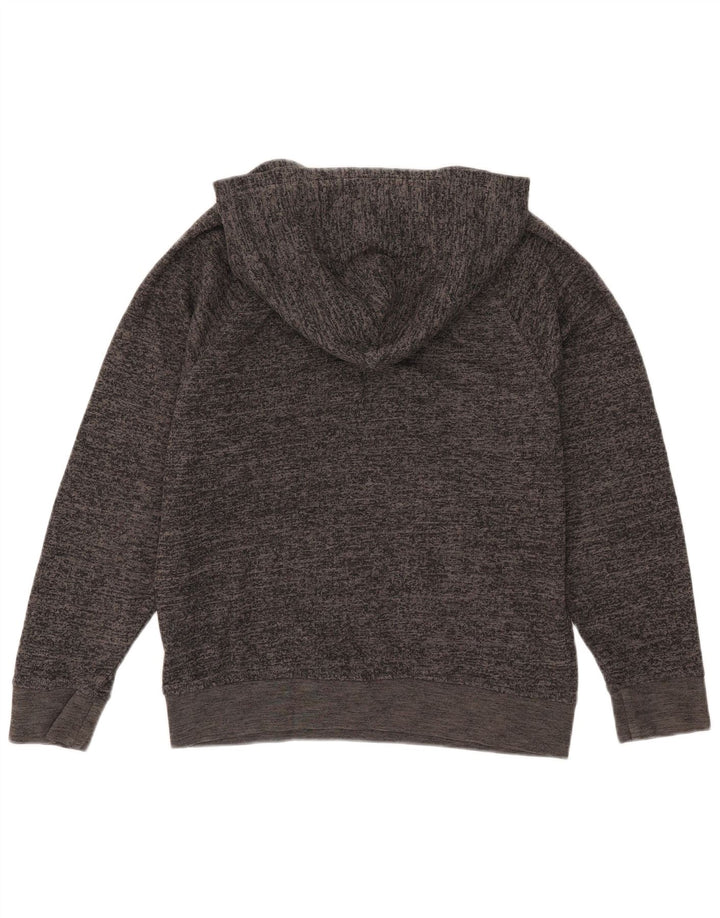 Suéter masculino Levi's com capuz relaxado pequeno algodão manchado cinza