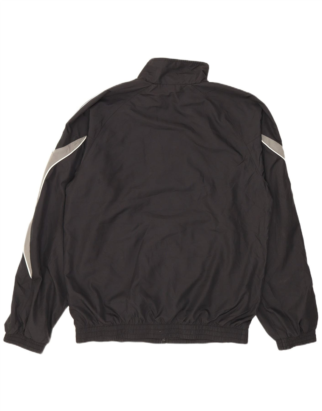 Adidas Mens Tracksuit Top Jacket UK 36/38 Pequeno Poliéster Preto