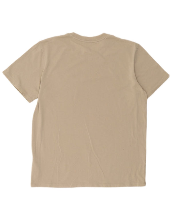 Camiseta masculina Under Armour grande algodão bege