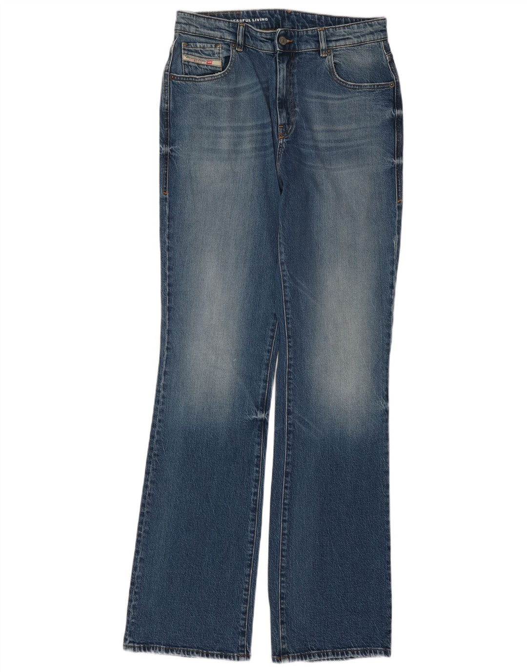 Diesel feminino bootcut jeans W31 L35 azul algodão