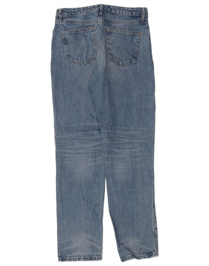 Calça jeans reta feminina Zara EU 40 médio W30 L31 azul