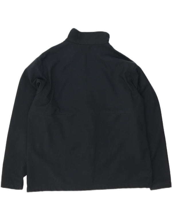 Jaqueta corta-vento masculina COLUMBIA UK 44 2XL poliéster azul marinho