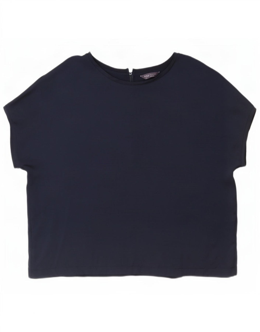 Blusa oversized feminina Marks & Spencer UK 20 2XL azul marinho