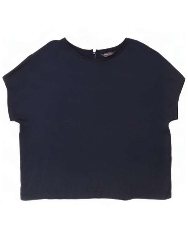 Blusa oversized feminina Marks & Spencer UK 20 2XL azul marinho