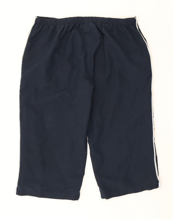 Bermuda esportiva feminina Reebok UK 20 2XL azul marinho poliéster