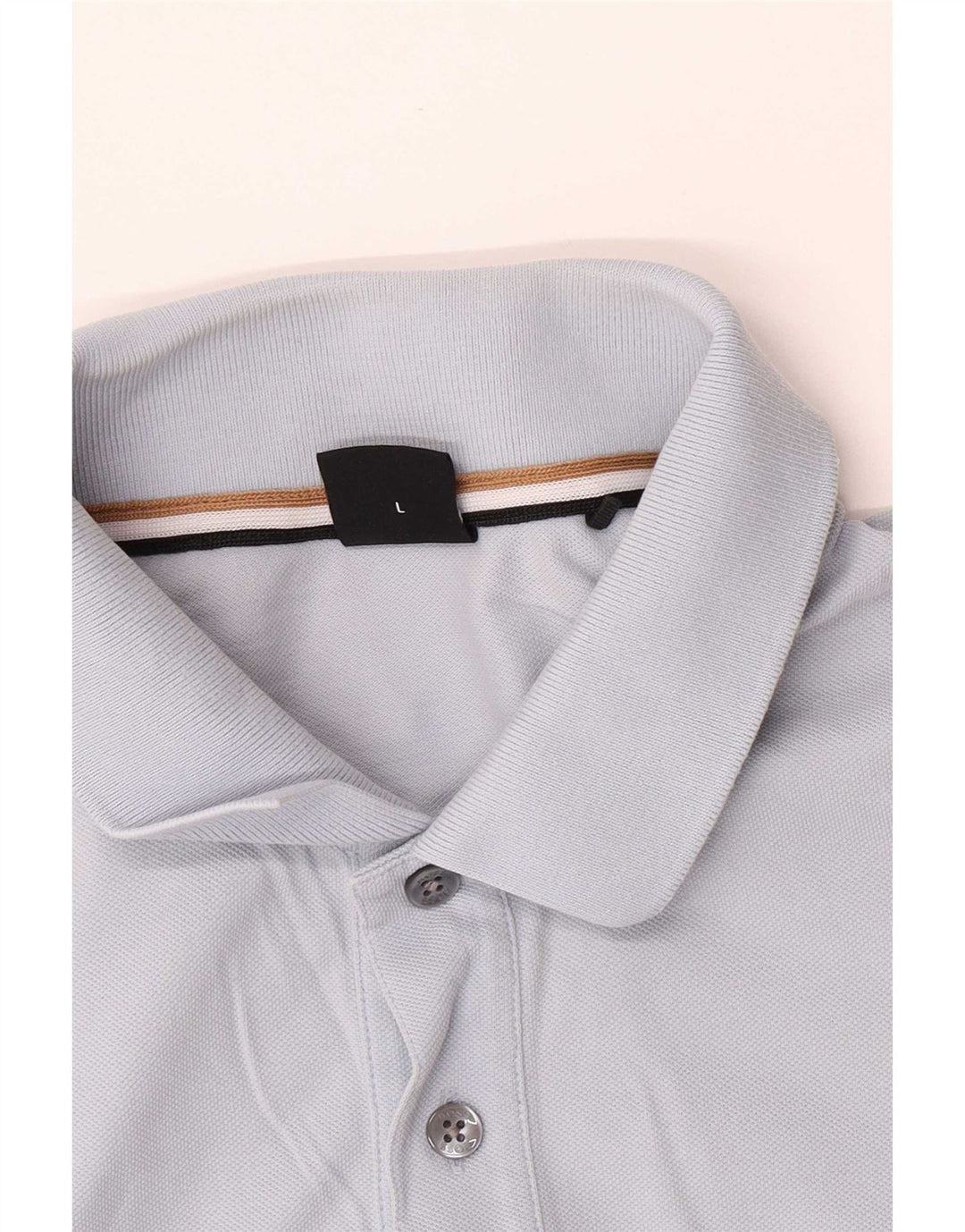 Camisa pólo masculina Hugo Boss grande azul