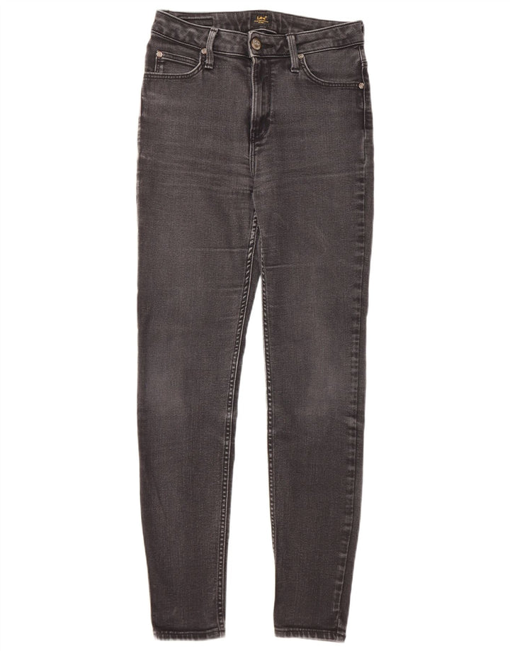 LEE Calça jeans feminina Scarlett High Skinny W28 L27 algodão preto