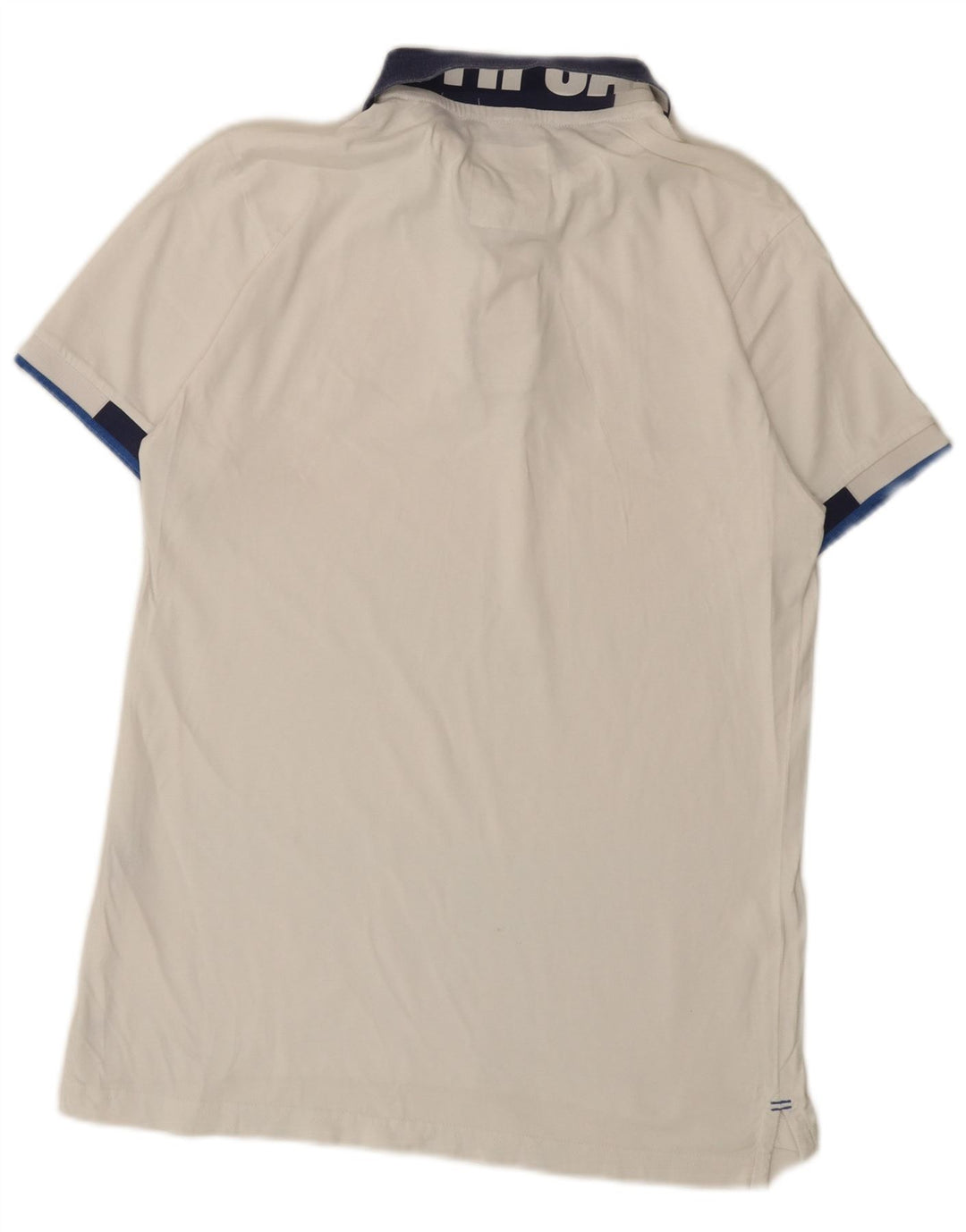 Camisa polo masculina North Sails gráfica média branca