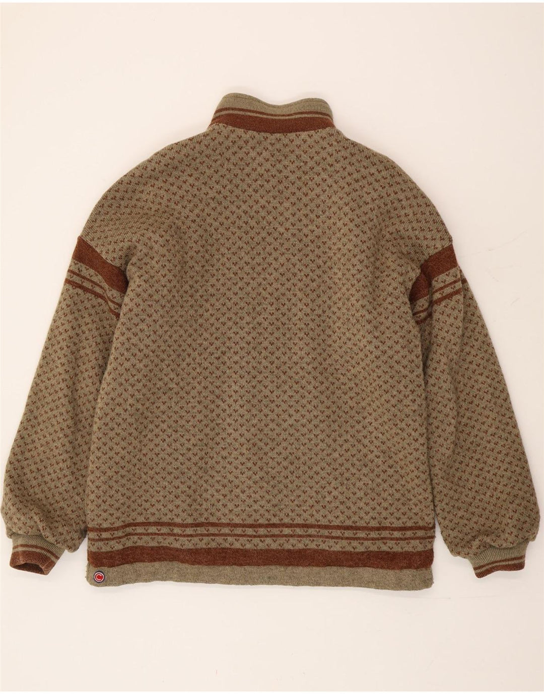 Jaqueta feminina gráfica reversível Colmar IT 56 2XL poliéster marrom