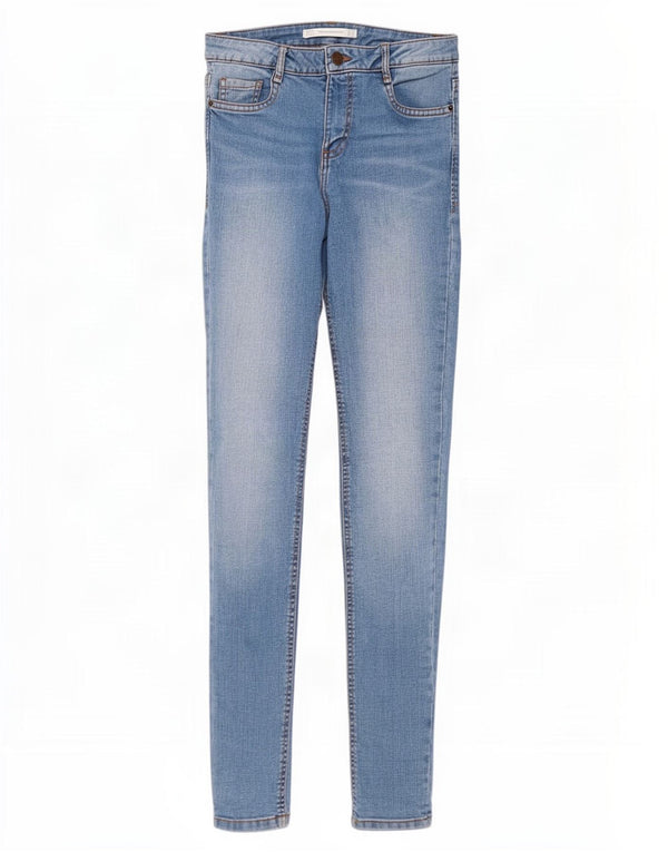 Zara Womens Trafaluc Skinny Jeans EU 36 XS W26 L30 Azul Algodão