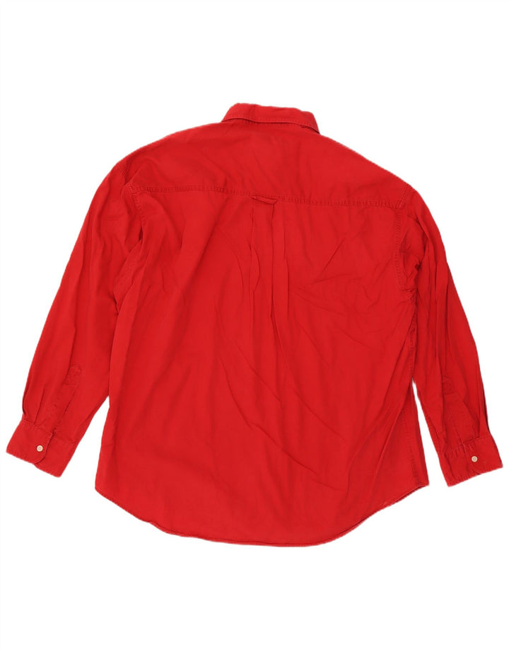 Camisa masculina Chaps Ralph Lauren XL algodão vermelho