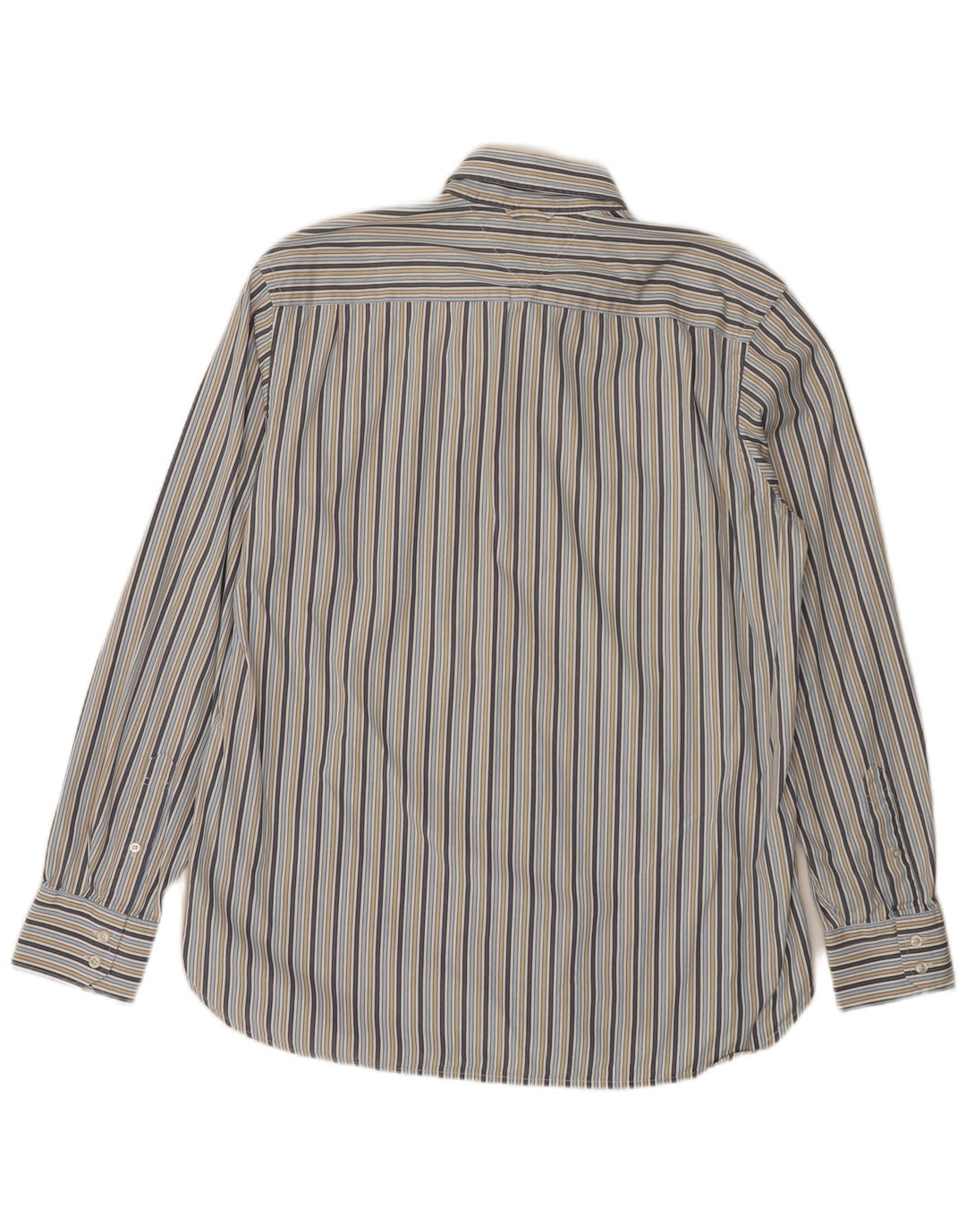Camisa masculina TOMMY HILFIGER grande algodão listrado multicolorido