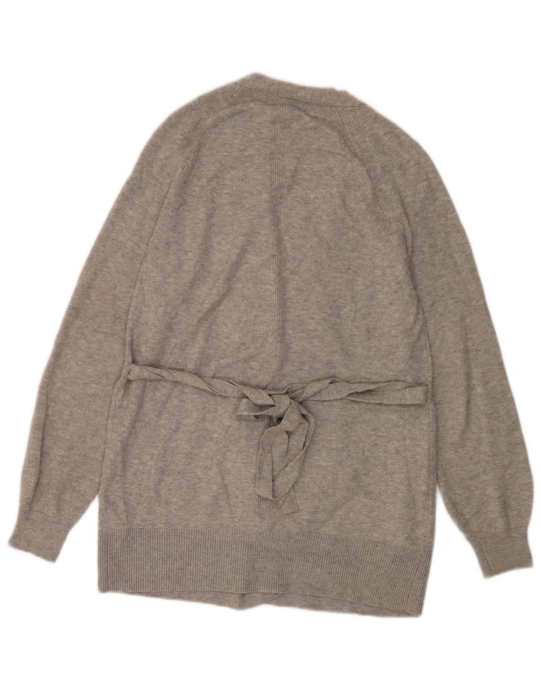 Suéter cardigã oversized Marks & Spencer Longline feminino Reino Unido 6 XS cinza