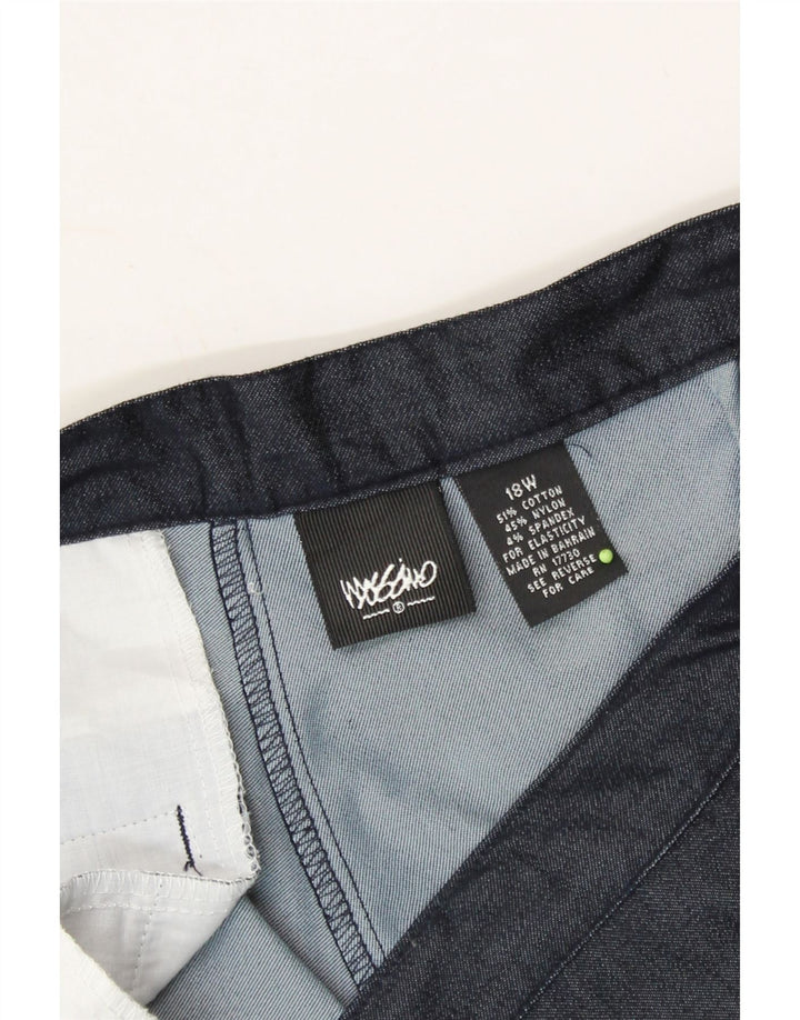 MOSSIMO Womens Tapered Suit Trousers US 18 2XL W38 L29 Black Cotton Vintage Mossimo and Second-Hand Mossimo from Messina Hembry 