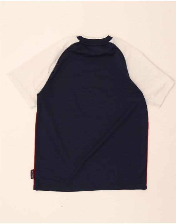 Camiseta gráfica Umbro Meninos Top 12-13 Anos XL Azul Marinho Colorblock