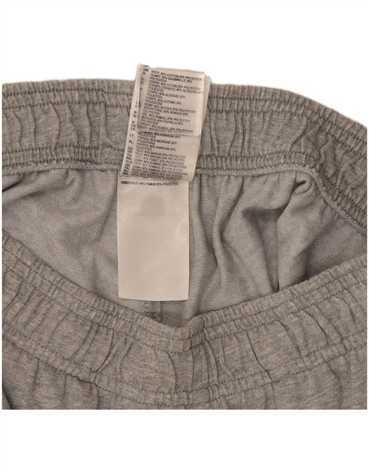 Shorts esportivos masculinos Adidas pequeno algodão cinza