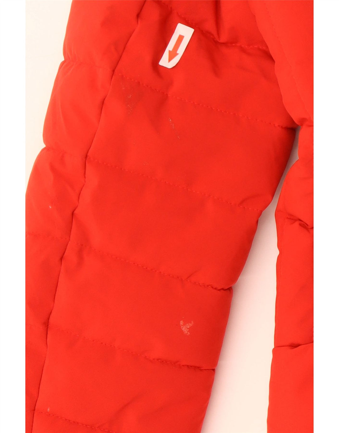 Jaqueta acolchoada com capuz feminina Superdry UK 8 poliéster vermelho pequeno