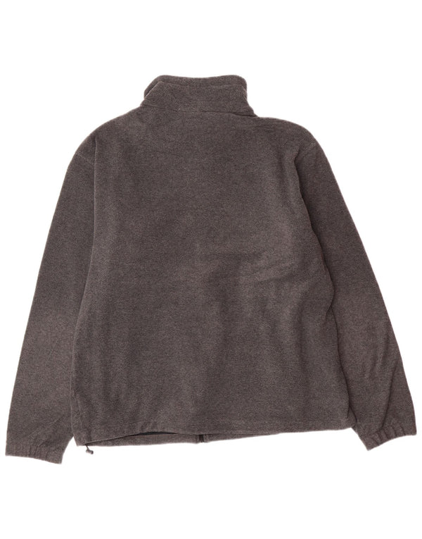 COLUMBIA Mens Fleece Jacket UK 40 Large Grey Polyester