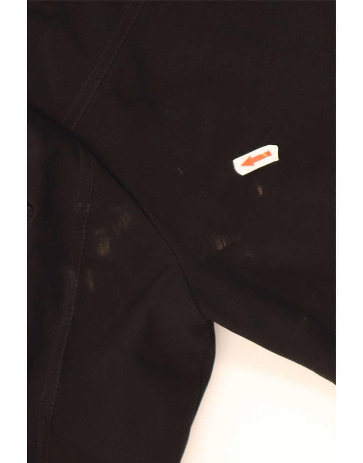 Jaqueta Parka com capuz feminina French Connection Reino Unido 16 grande poliéster preto